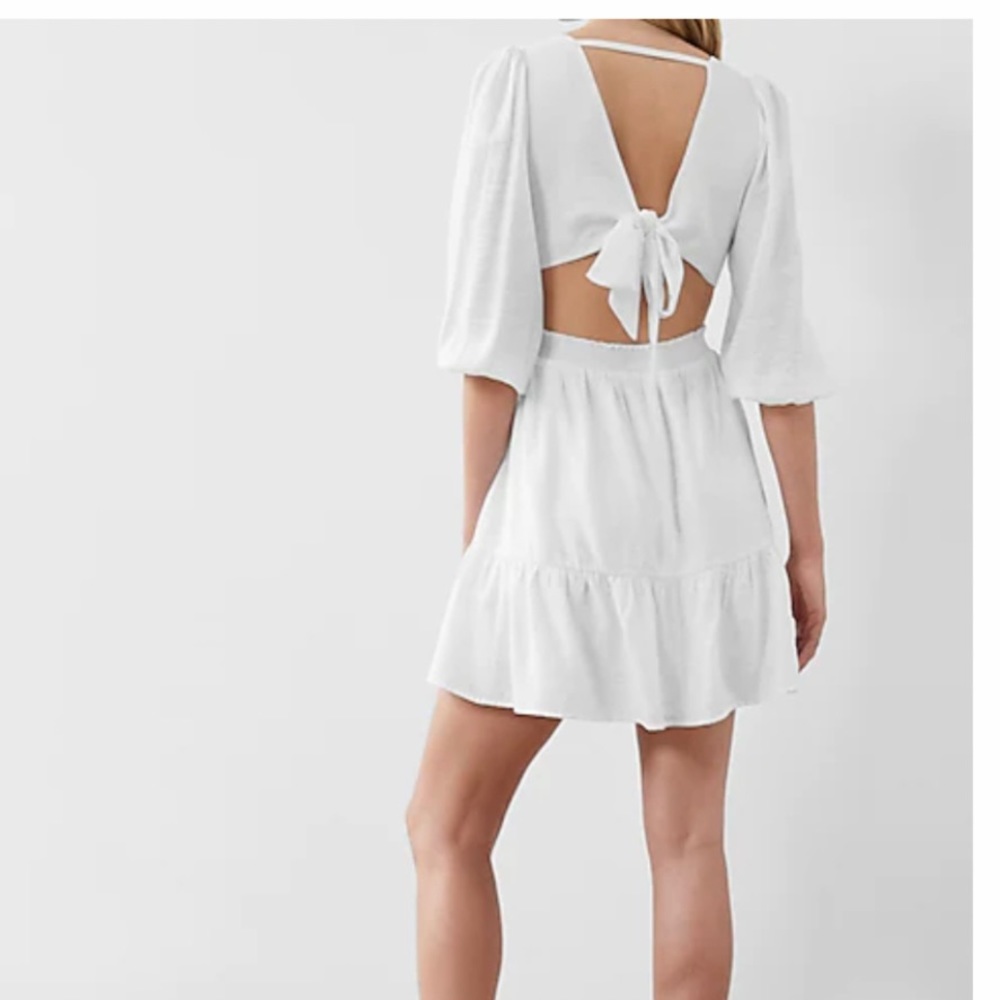 Express white dress